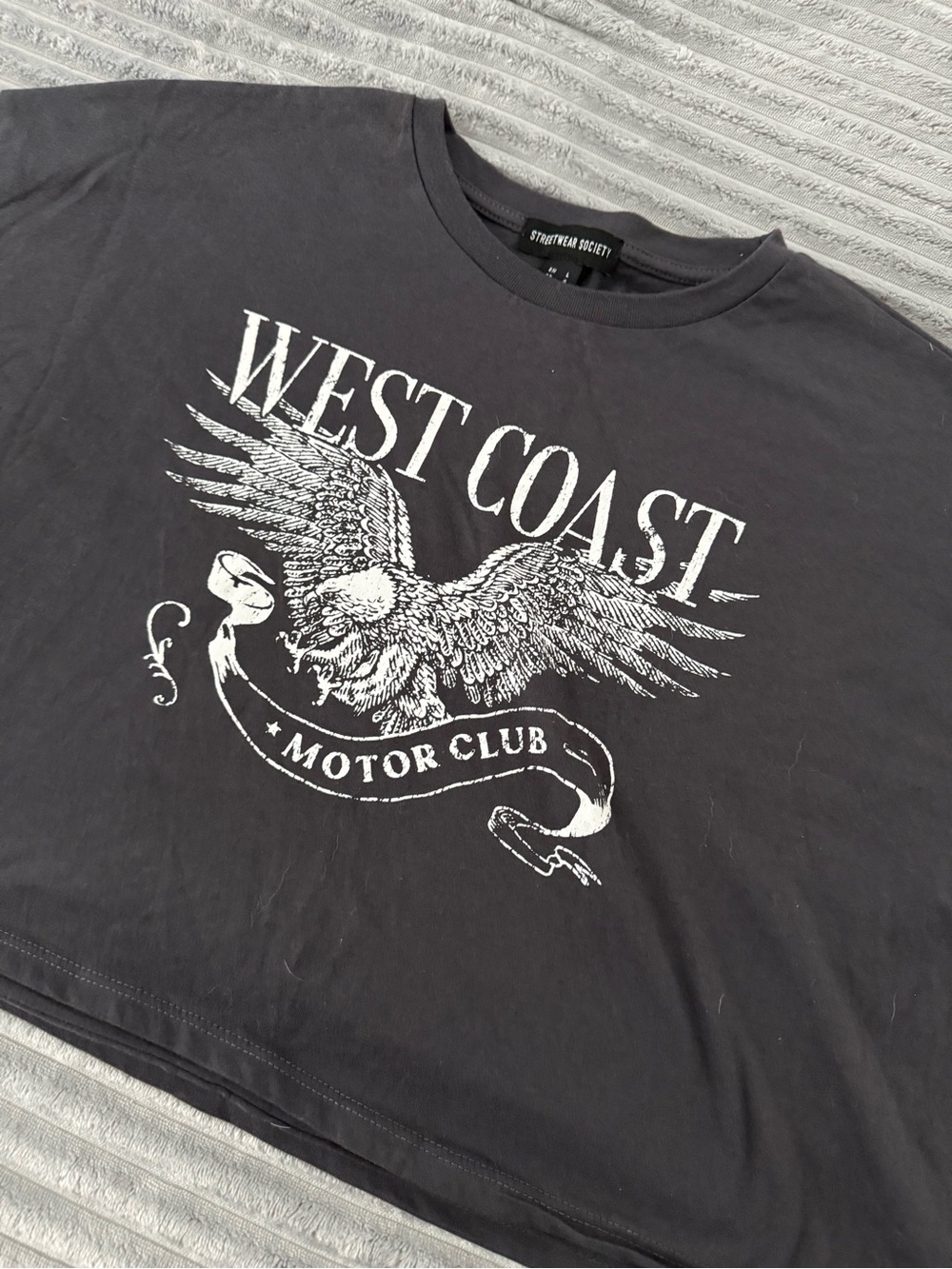 Streetwear Society West Coast Graphic Tee (Graphite & White) - Picture 3 of 4